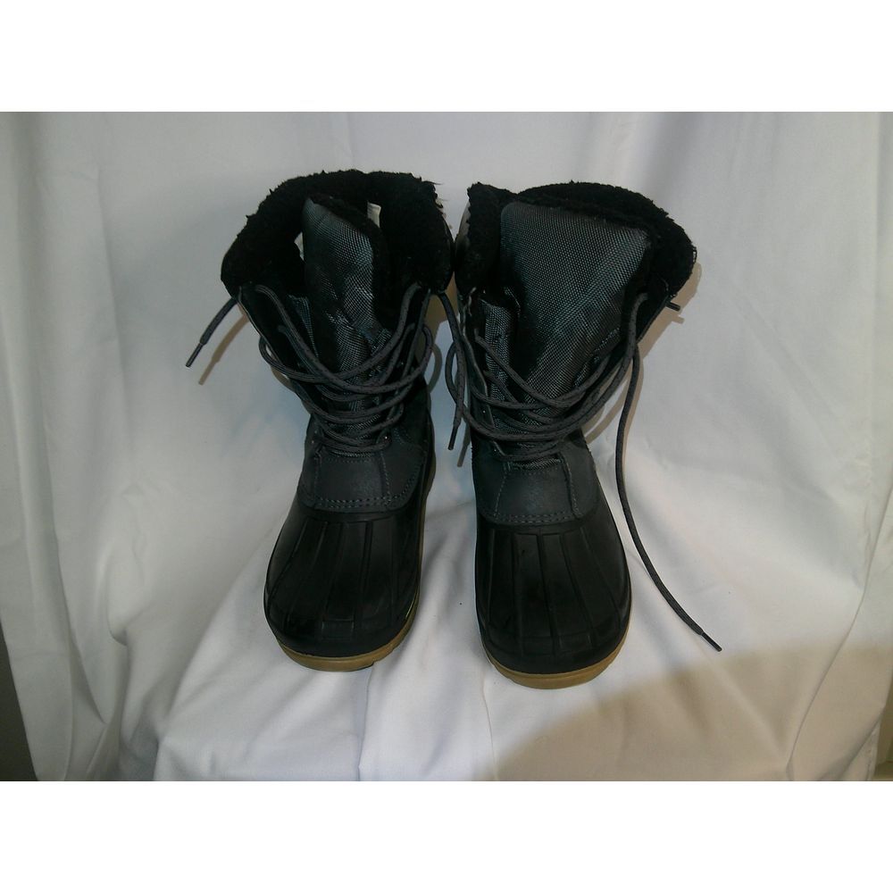 Swiss Tech‎ Gray and Black Winter Lined Duck Boots Waterproof Snow Boots 2